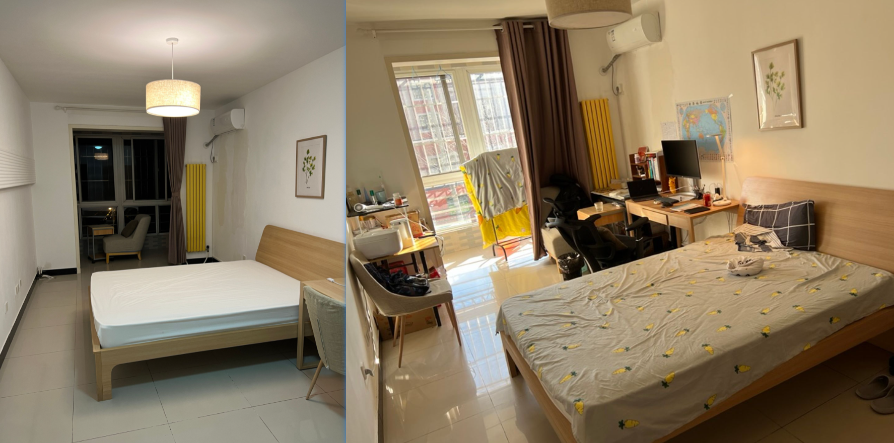 清冷的新屋 VS 我的暖色小窝